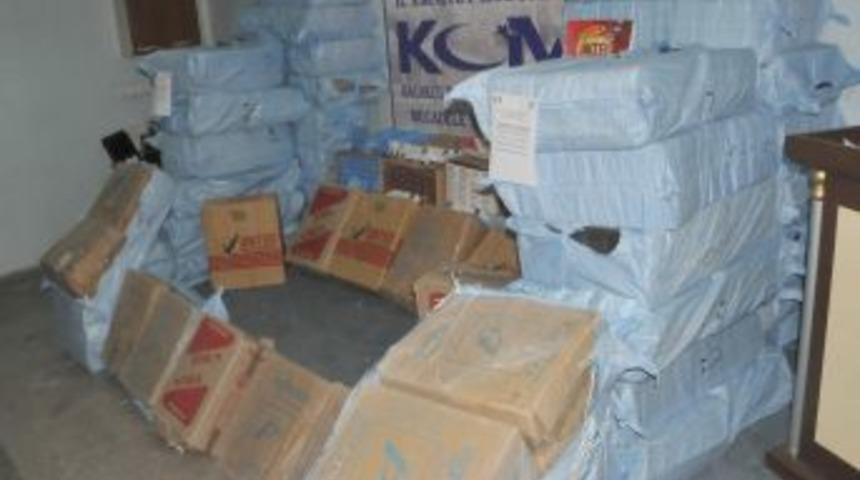 Şanlıurfa'da 48 Bin 710 Paket Ka&ccedil;ak Sigara Ele Ge&ccedil;irildi