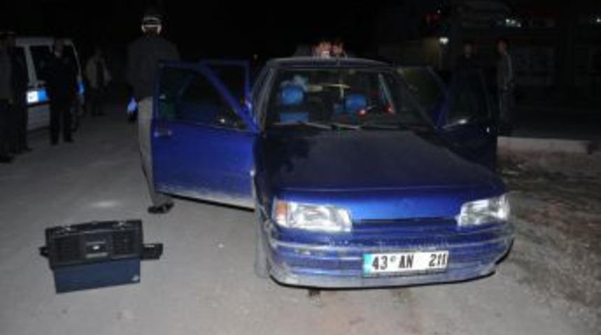 Aracını kendi &ccedil;aldırtmış