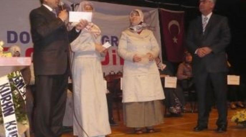 Kur'an kursları bilgi yarışması &ccedil;ekişmeli ge&ccedil;ti