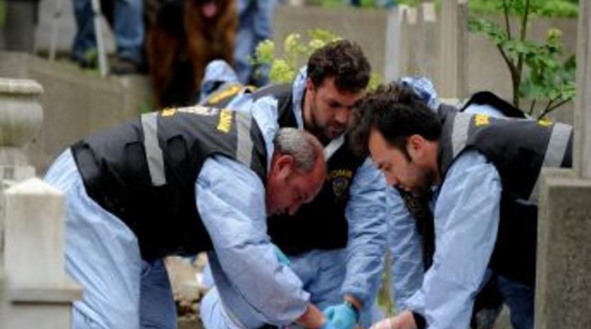 Mezarlıkta patlayıcı bulundu