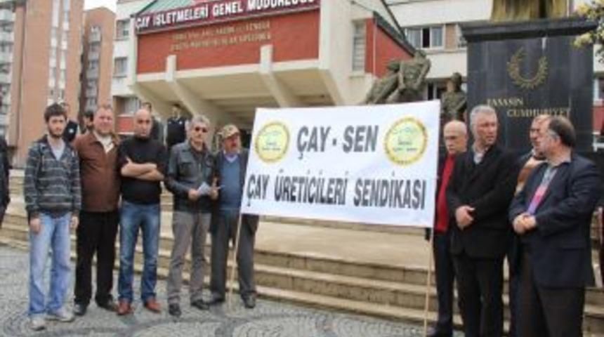 Çay-Sen, yaş çay için kilogram başına 1 lira 75 kuruş talep etti