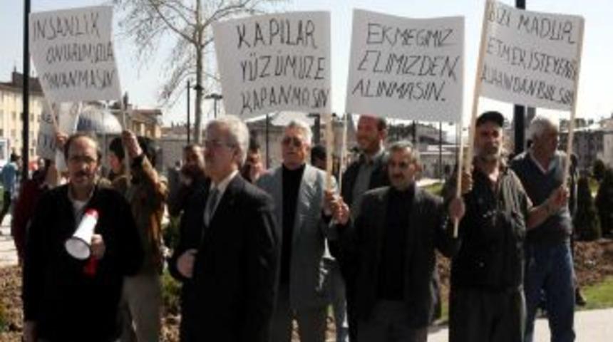 Esnaftan belediyeye tepki