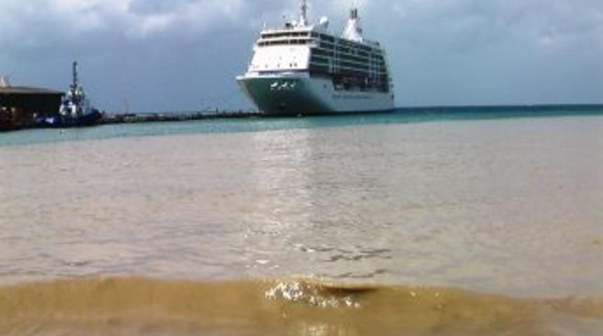 Kuşadası K&ouml;rfezi &ccedil;amura b&uuml;r&uuml;nd&uuml;