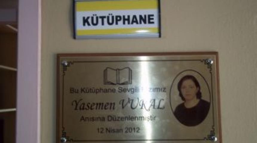 Kazada kaybettikleri kızları adına k&uuml;t&uuml;phane yaptırdılar