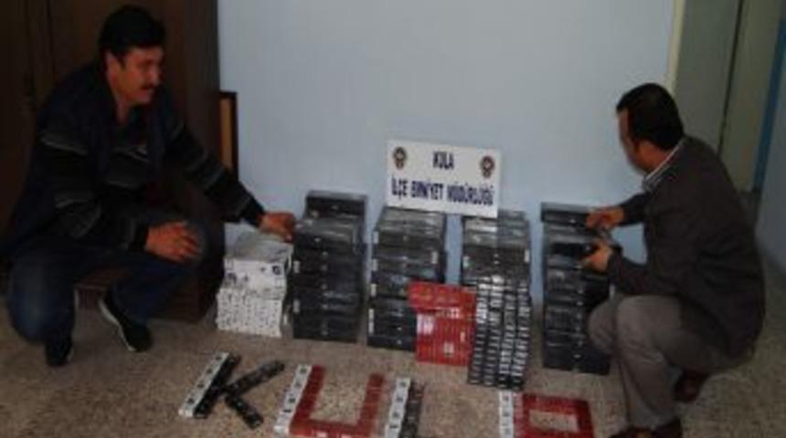 Kula'da Ka&ccedil;ak Sigara Operasyonu