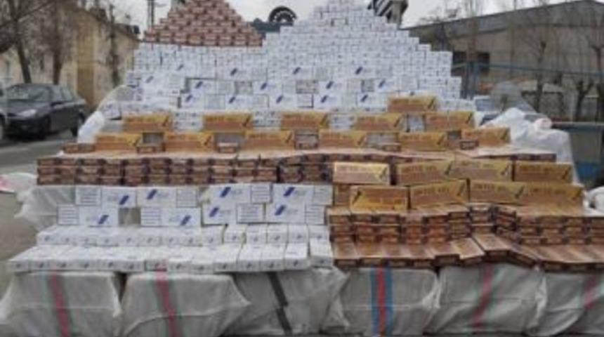 Muş'ta ka&ccedil;ak sigara operasyonu