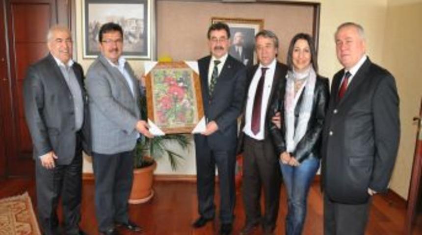 Başkan Odabaşı'na festival daveti