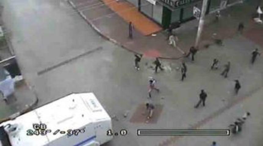 PKK yandaşlarından molotof dehşeti