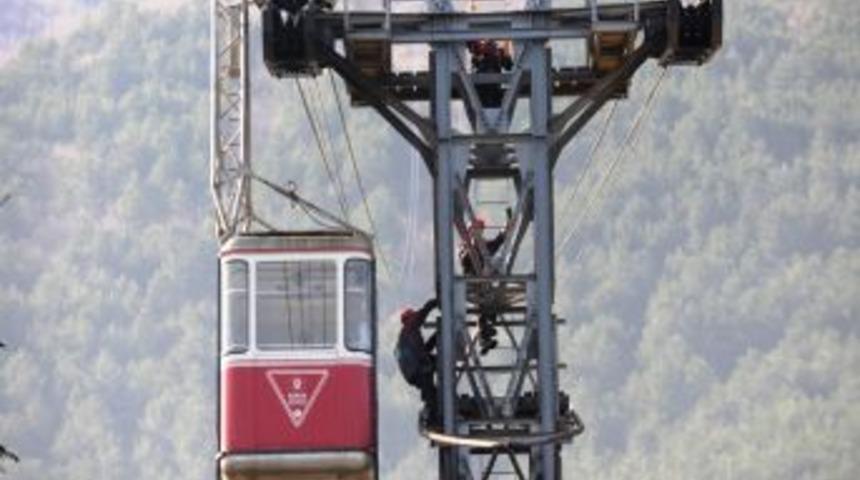 Bir aylık bakımın ardından teleferik seferleri başlıyor