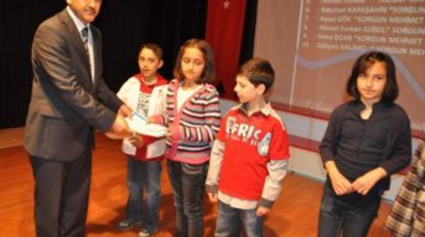 Yozgat&rsquo;ta sayısal bilimler olimpiyatında dereceye girenler &ouml;d&uuml;llendirildi