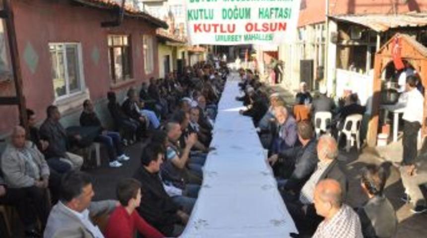 Edirneli romanlar kutlu doğum programında buluştu