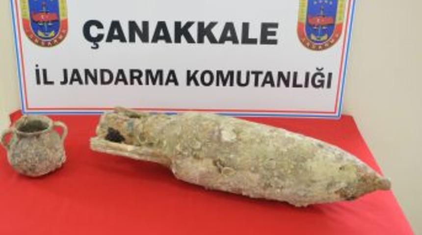&Ccedil;anakkale&rsquo;de amfora ele ge&ccedil;irildi
