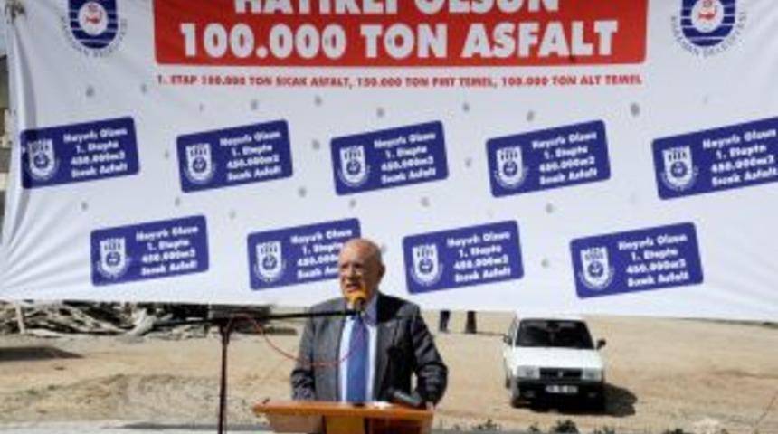 Karaman'da asfaltlama &ccedil;alışmaları başladı