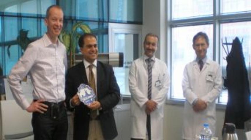 Hollandalı doktorlar Mevlana Hastanesi'ni gezdi