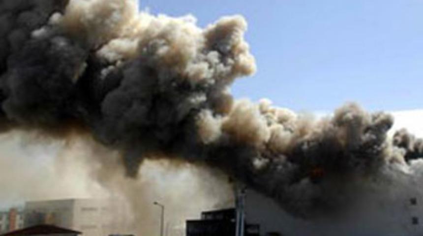 Gebze'de fabrika yangını