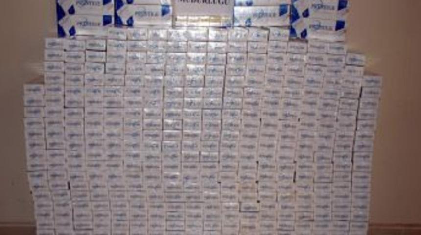Kahta'da 4 Bin 60 Paket Ka&ccedil;ak Sigara Ele Ge&ccedil;irildi