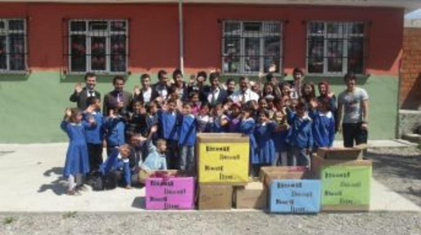 &Ccedil;PL &ouml;ğrencileri k&ouml;y okullarını ziyaret etti