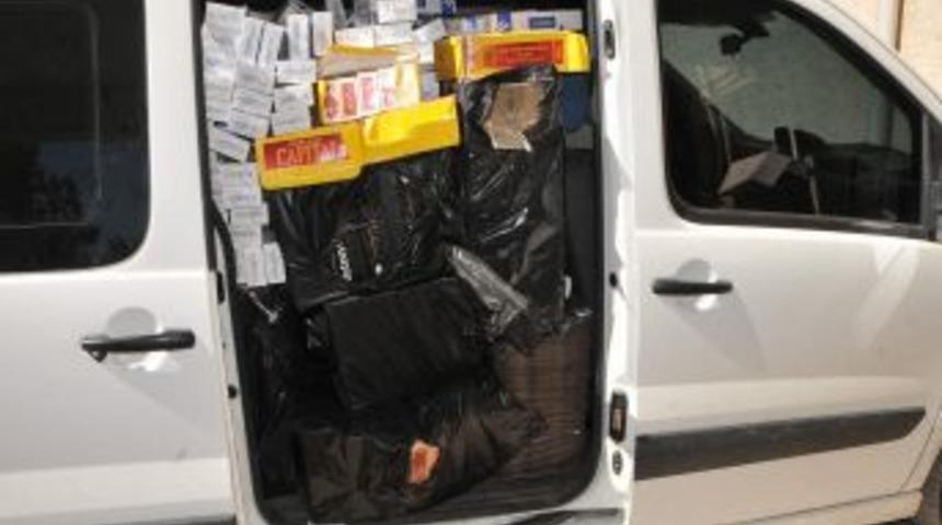 Şanlıurfa'da Ka&ccedil;ak Sigara Yakalandı