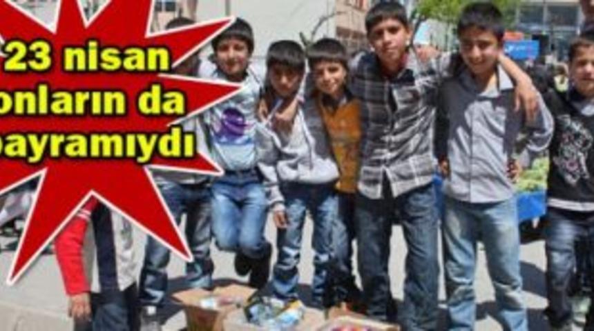 Onlar, 23 Nisan'ı &ccedil;alışarak ge&ccedil;irdiler