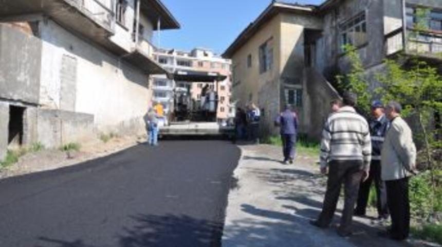 Taşbaşı Mevkii de asfaltlandı