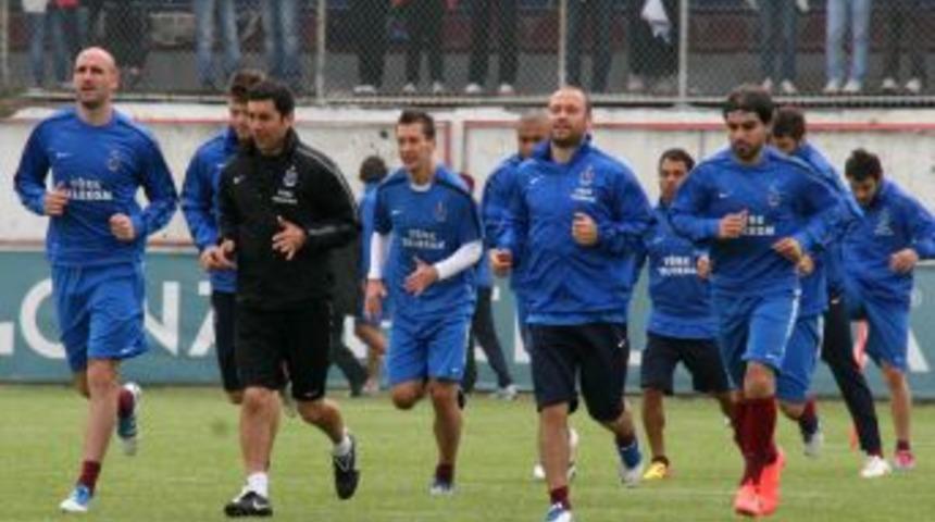 Trabzonspor'da, Galatasaray ma&ccedil;ının hazırlıkları devam ediyor
