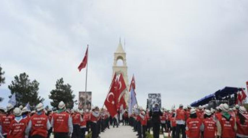 57. Alay Şehitliği&rsquo;nde t&ouml;ren d&uuml;zenlendi