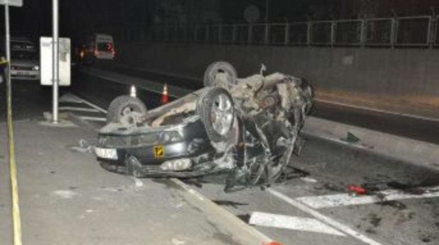 G&uuml;ng&ouml;ren&rsquo;de kaza: 1 &ouml;l&uuml;, 2 yaralı