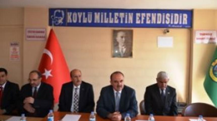 Muhtarlar toplantısı yapıldı