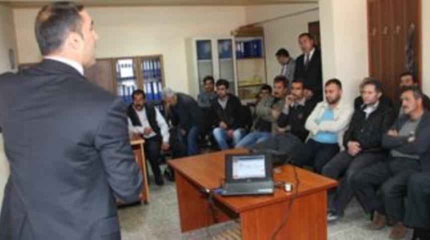 Sebze hali esnafına eğitim