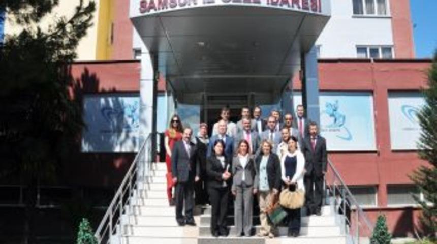Samsun İl &Ouml;zel İdaresi Bartınlı meslektaşlarını ağırladı