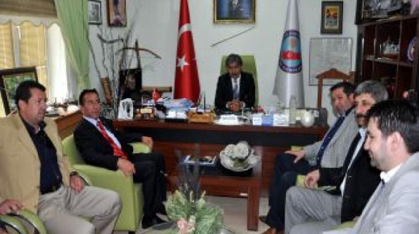 Bigalı İşadamlarından Kaymakam Genel'e Ziyaret