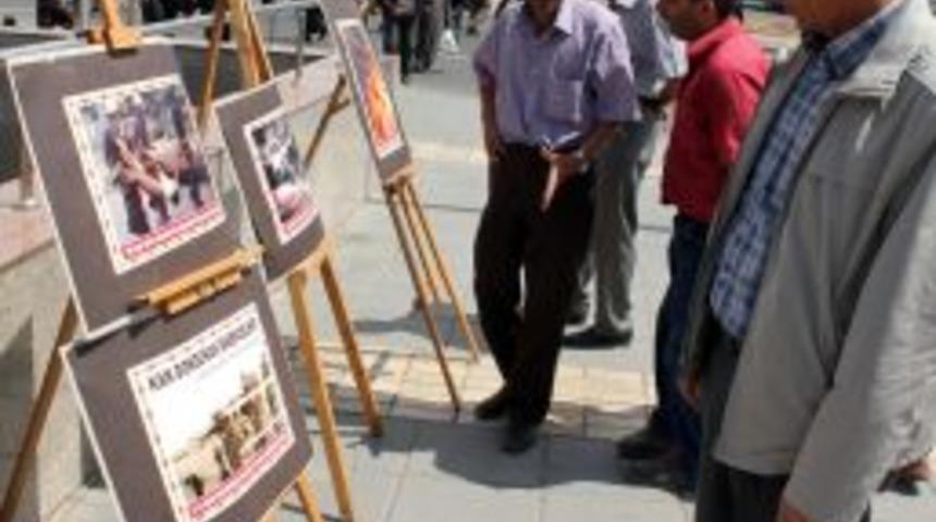 Darbe soruşturmalarına destek i&ccedil;in fotoğraf sergisi a&ccedil;tılar