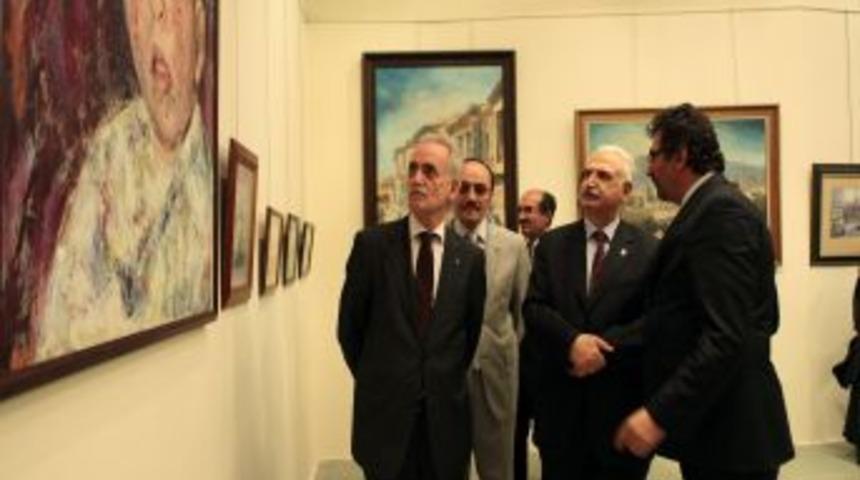 &Ouml;ğretim Elamanları 40 Eserle Resim Sergisi A&ccedil;tı