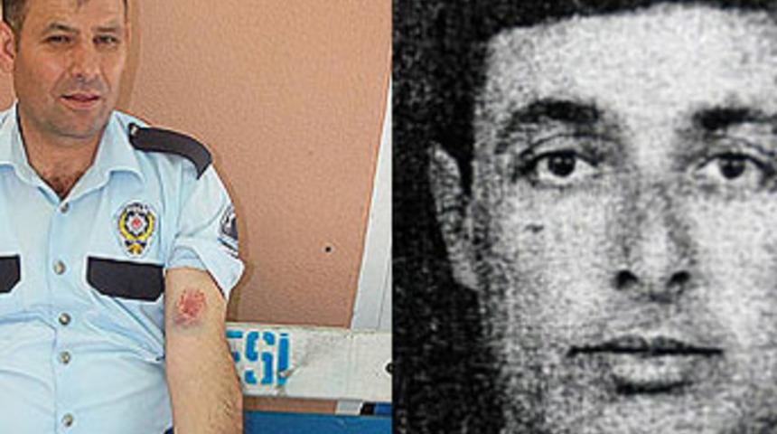 Polisin kolunu ısırdı