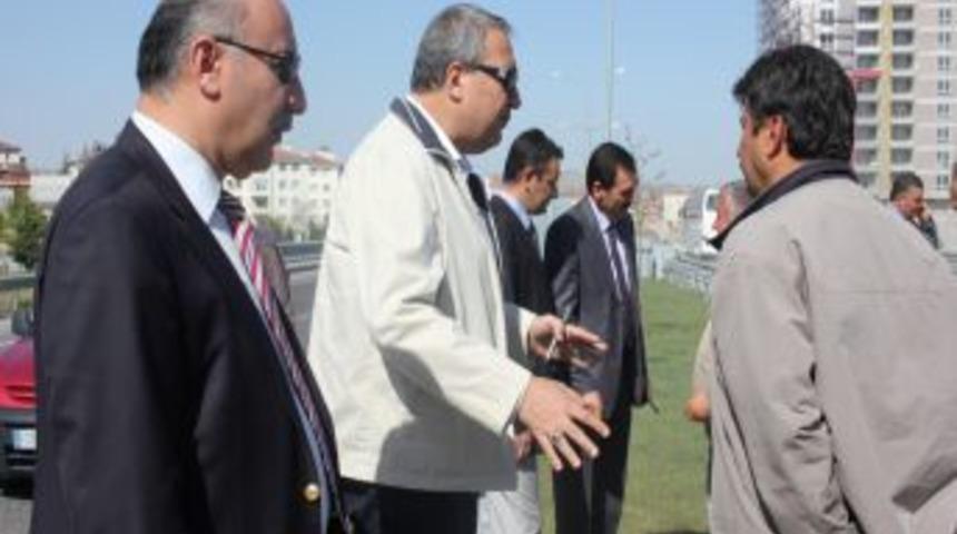 Necip Fazıl K&ouml;pr&uuml;l&uuml; Kavşağında İnşaat Başladı