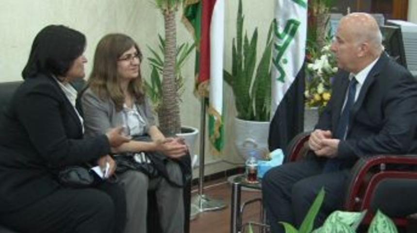 Bostani&ccedil;i Belde Belediye Başkanı Nezahat Erg&uuml;neş Kuzey Irak'ta