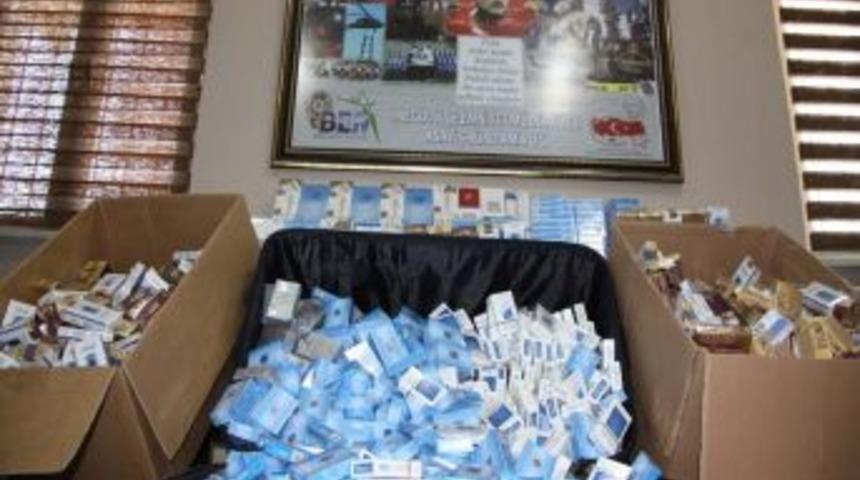 Yolcu Otob&uuml;s&uuml;nde 2 Bin 500 Paket Ka&ccedil;ak Sigara Ele Ge&ccedil;irildi