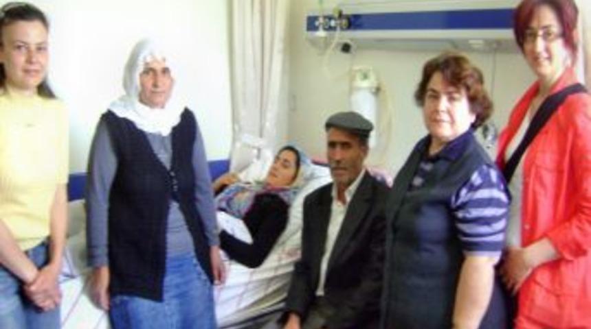 S&ouml;ke Chp Kadın Kollarından Kaza Ge&ccedil;iren İş&ccedil;i Kadınlara Ziyaret