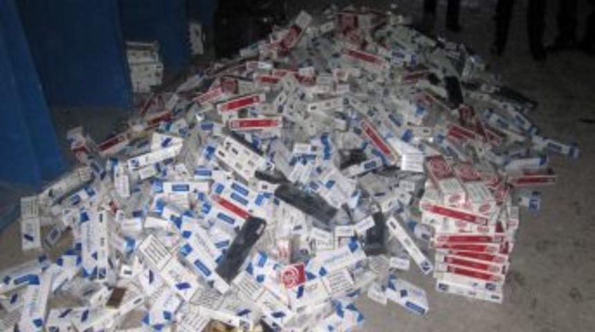 Yozgat'ta ka&ccedil;ak sigara operasyonu