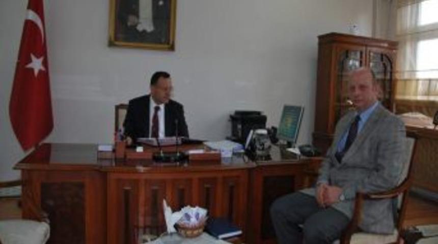 Fedaş İl M&uuml;d&uuml;r&uuml; Aydın, Vali Saran'ı Ziyaret Etti