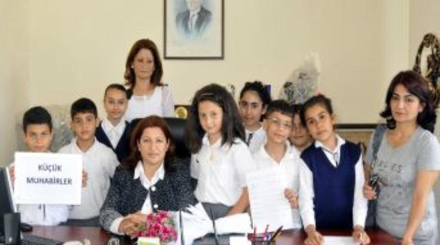 'k&uuml;&ccedil;&uuml;k Muhabirler' Grubu Akdeniz Belediyesi'ni Ziyaret Etti