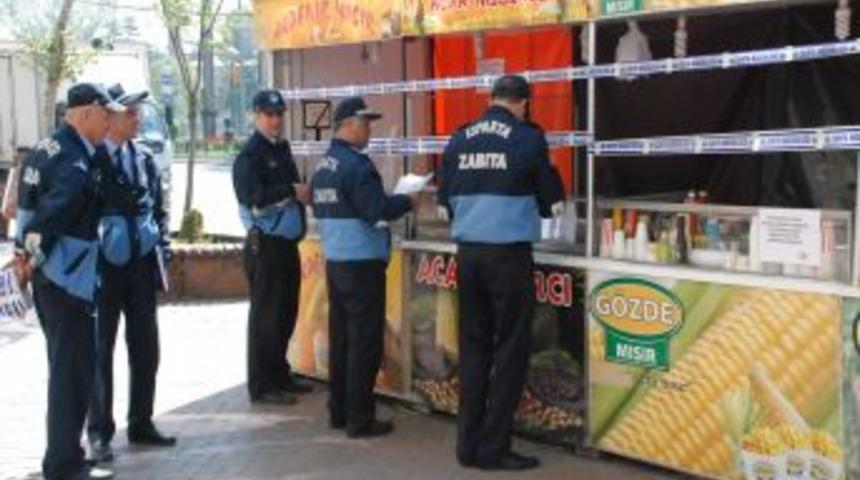 Zabıta Mısır Pazarını Denetledi