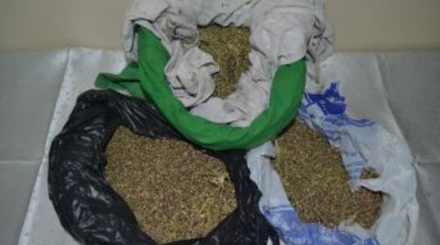 Helikopterli operasyonda 39 kilogram esrar ele ge&ccedil;ti