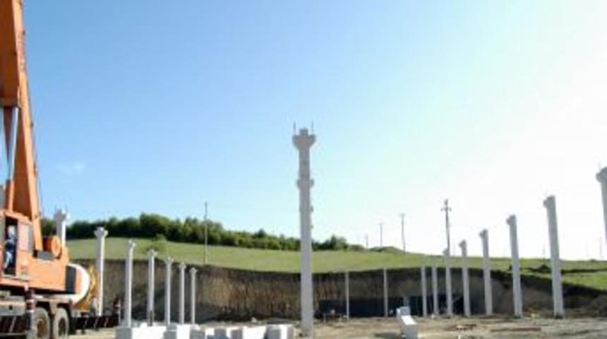 Malkara Osb'de İlk Prefabrik Fabrika Montaj &Ccedil;alışmalarına Başladı