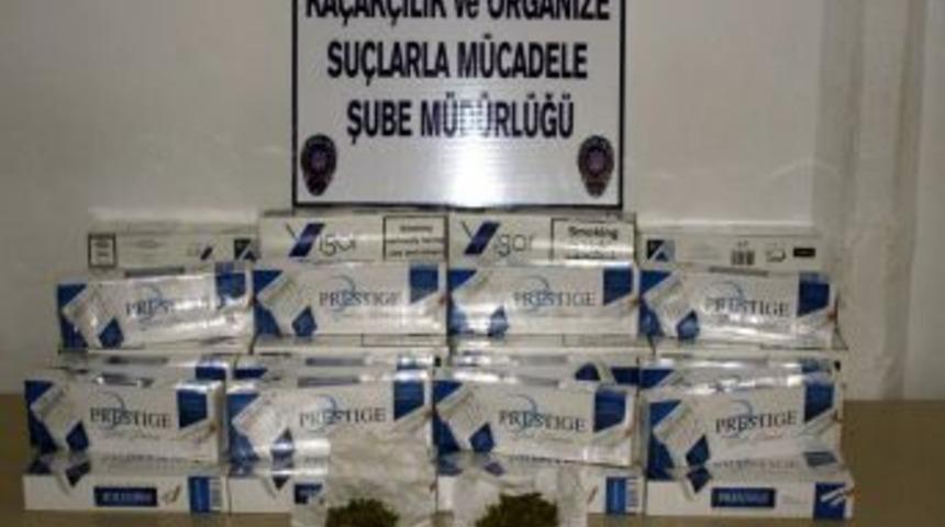 Ka&ccedil;ak Sigara Ve Uyuşturucu Operasyonu: 4 G&ouml;zaltı