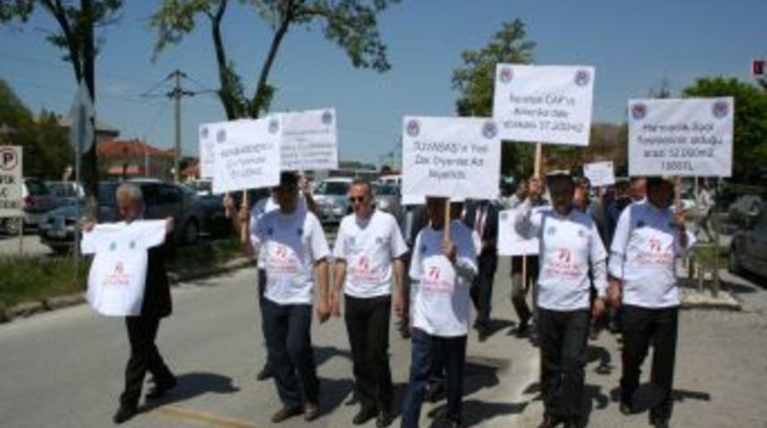 Vagon fabrikası iş&ccedil;ileri Ankara&rsquo;ya y&uuml;r&uuml;y&uuml;ş başlattı