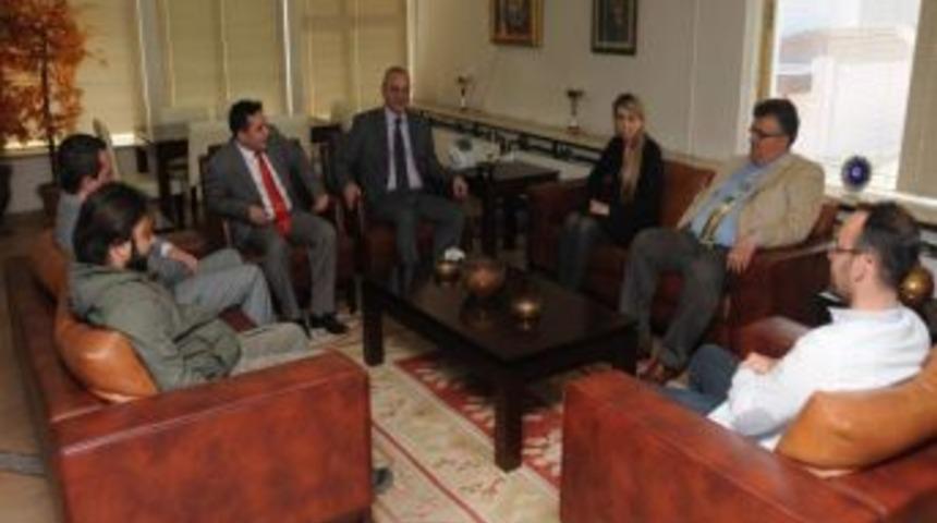 Veterinerler Hekimler Odası'ndan Başkan Erg&uuml;n'e Ziyaret