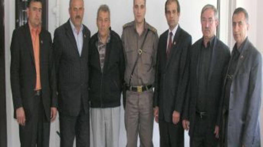 Muhtarlar Derneğinin Yeni Y&ouml;netimi Protokolu Ziyaret Etti