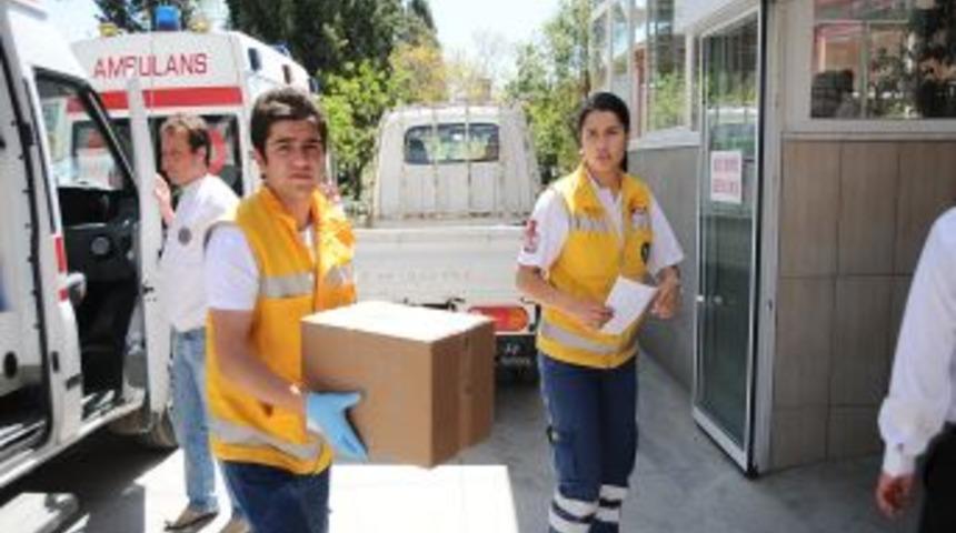 Panzehir helikopterle yetiştirildi