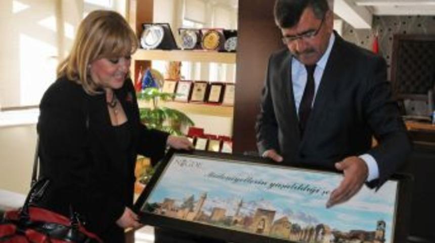 B&uuml;y&uuml;kel&ccedil;i'den Belediyeye Ziyaret